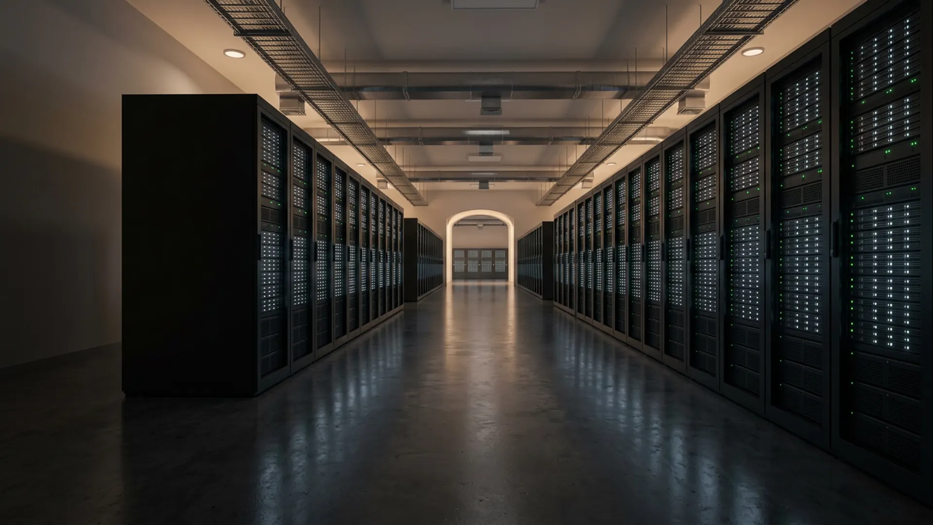 Anonymous KVM VPS server dashboard — no KYC, NVMe Gen5, 4 offshore regions, crypto payment accepted